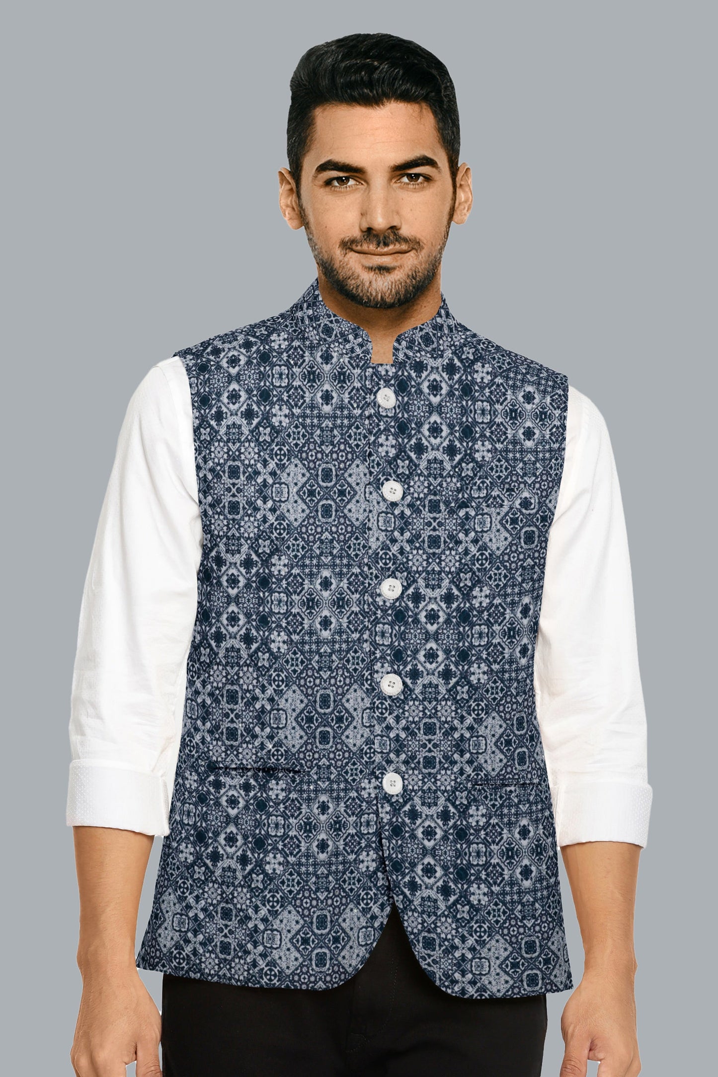 Regal Navy Mosaic